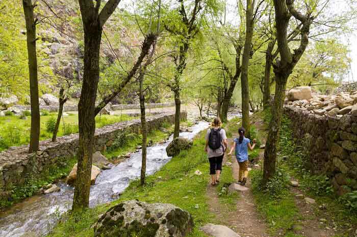 trek to the famous points