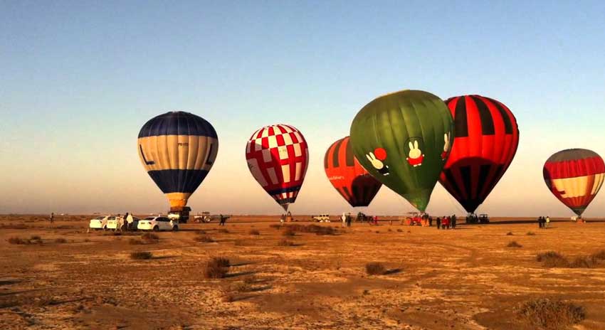 Rann Kutch Utsav hot air balloon