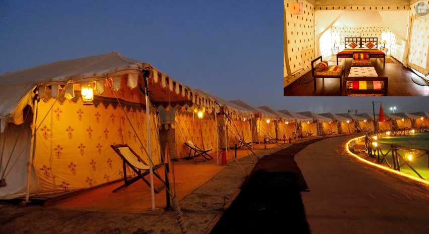 luxury tents Kutch Rann Utsav