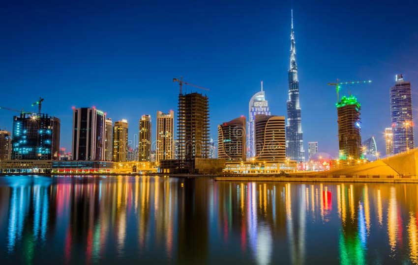 Skyline of Dubai