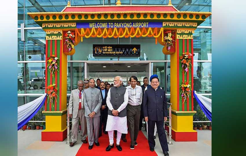 PM Narendra Modi inaugurated Sikkim Airport