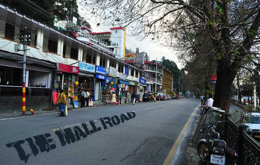 The Mall Road Nainital