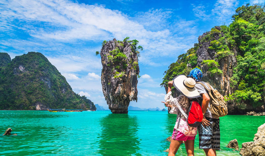 Couple at James Bond Island