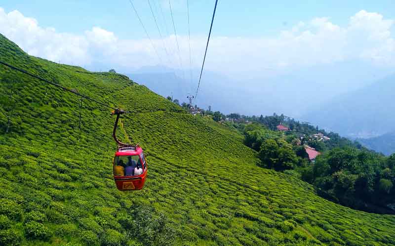 Cable Car Ride At Darjeeling Ropeway