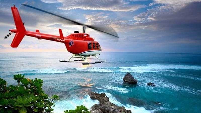 Helicopter Ride Over Bali’s Coastline