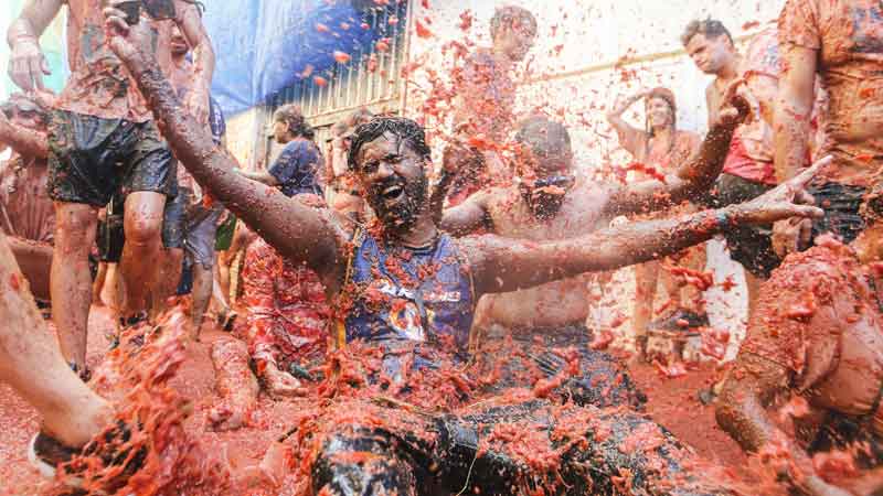 La Tomatina – Spain