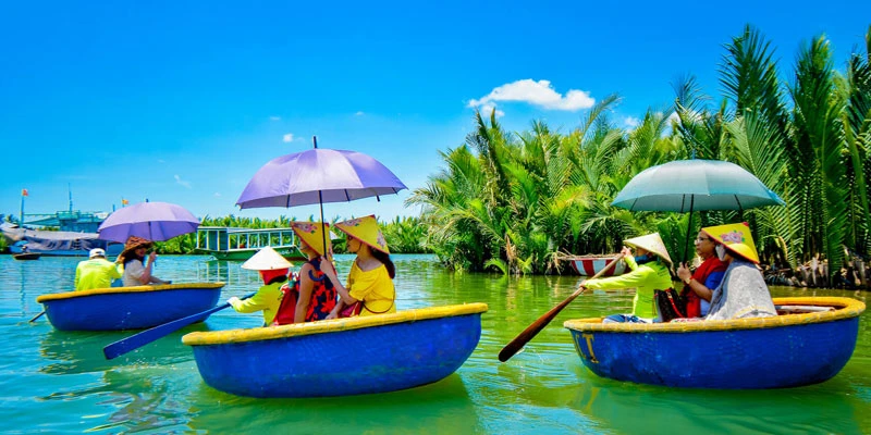 Cam Thanh Coconut Basket boat