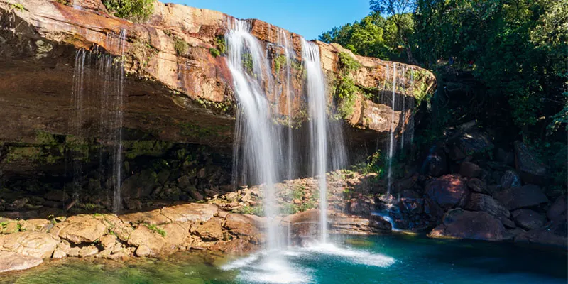 Krangsuri waterfall in Jowai