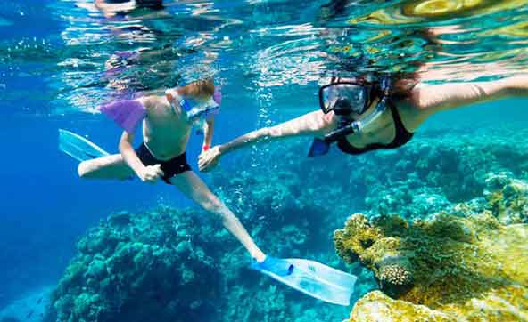 Swimming at Havelock Island