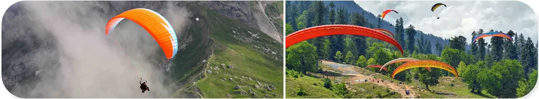Paragliding Activities in Manali