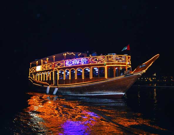 Enjoy an enticing dinner experience in Dubai Marina Dinner Cruise