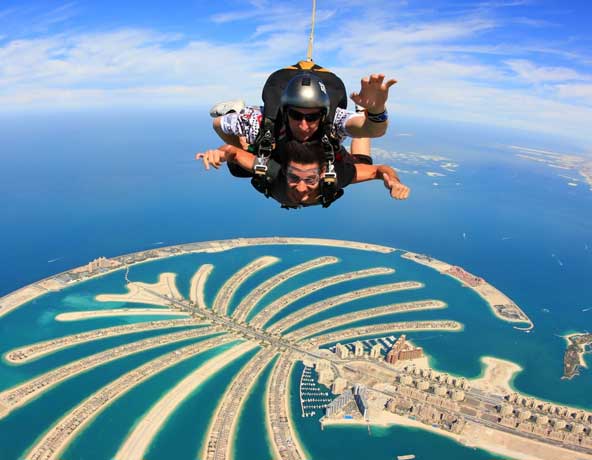 Enjoy Skydiving in Dubai