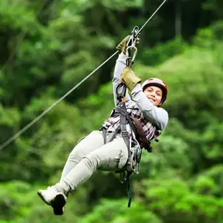 Ziplining in Manali